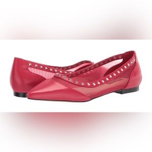 NIB! NINE WEST Womens Bizzie2 Ballet Flat 8 Medium Red